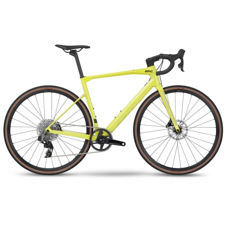 BMC Roadmachine X TWO yellow black 2023 - RH 47 cm