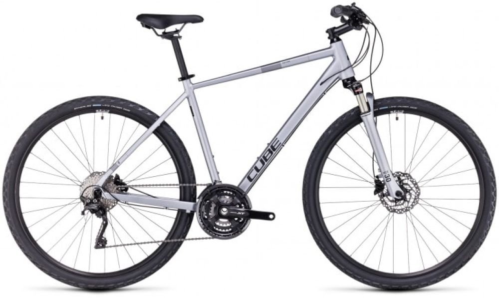 Cube Nature EXC polarsilver'n'black 2023 - RH 46 cm