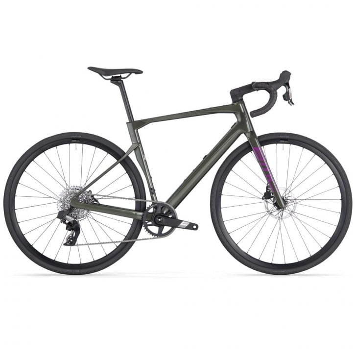 BMC Roadmachine X THREE green purple red 2024 - RH 56 cm