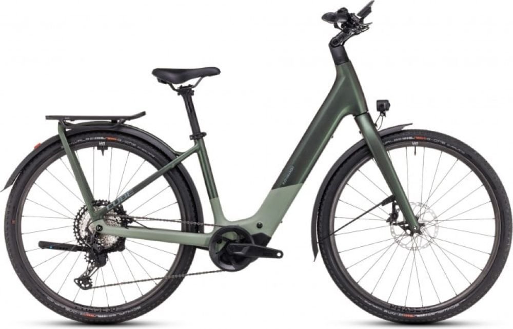 Cube Kathmandu Hybrid C:62 SLT 400X stellar´n´origanogreen Easy Entry 2025 - RH 58 cm