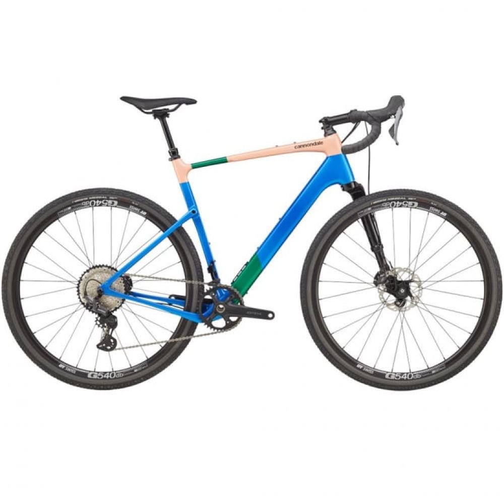 Cannondale Topstone Carbon 2 Lefty electic blue - RH-L