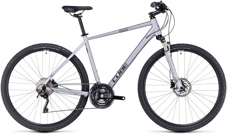 Cube Nature EXC polarsilver'n'black 2024 - RH 50 cm