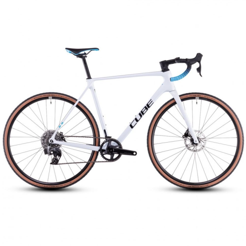Cube Cross Race C:62 Race polarwhite´n´blue 2025 - RH 58 cm