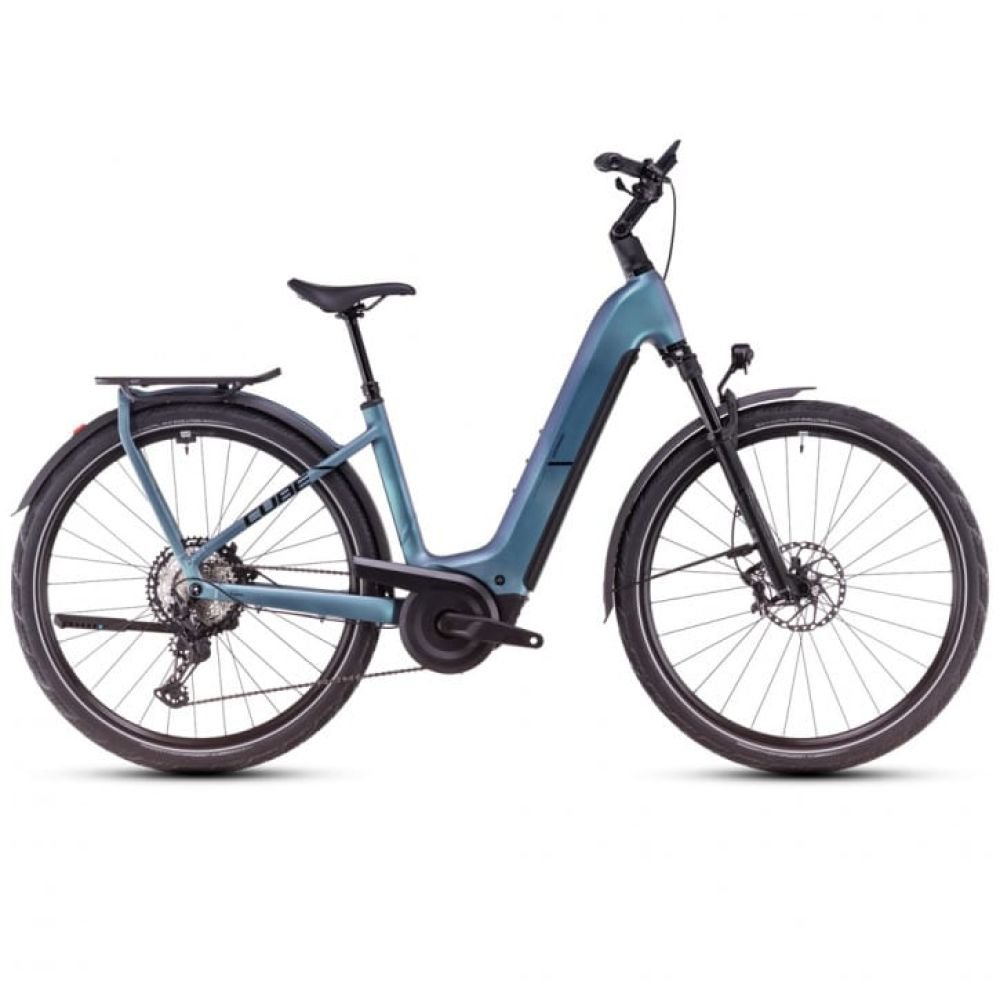 Cube Kathmandu Hybrid SLX 800 smaragdgrey´n´black 2025 Easy Entry - RH 62 cm