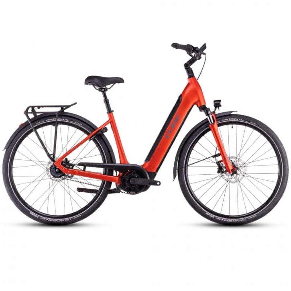 Cube Supreme RT Hybrid Deluxe EX 625 fireorange´n´lunar 2025 Easy Entry - RH 46 cm