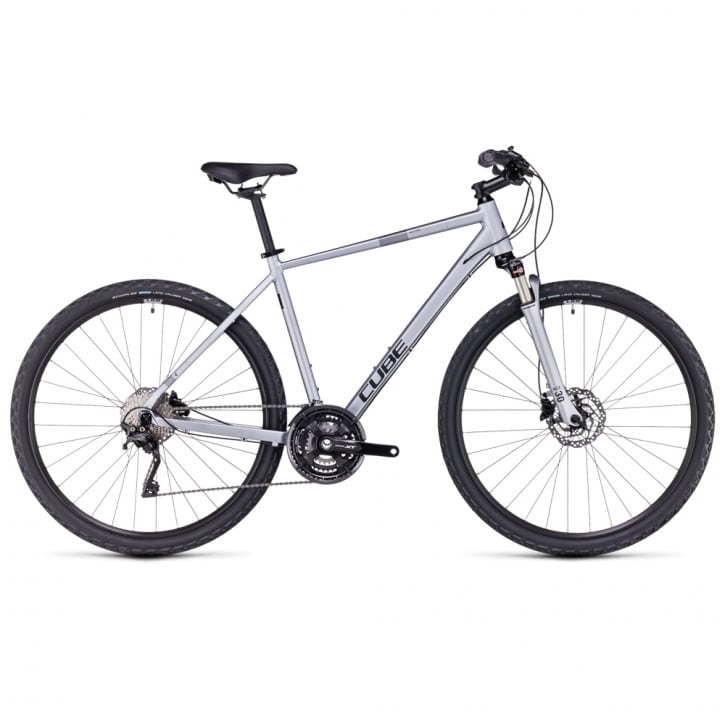 Cube Nature EXC polarsilver'n'black 2024 - RH 54 cm - Ausstellungsrad