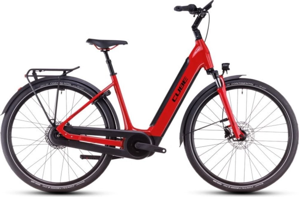 Cube Supreme Hybrid Comfort Pro 625 firered´n´black Easy Entry - RH 54 cm