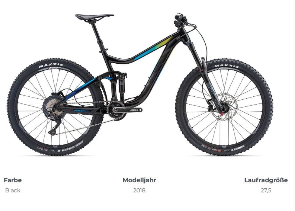 Giant Reigh 2 Fully Mountainbike M