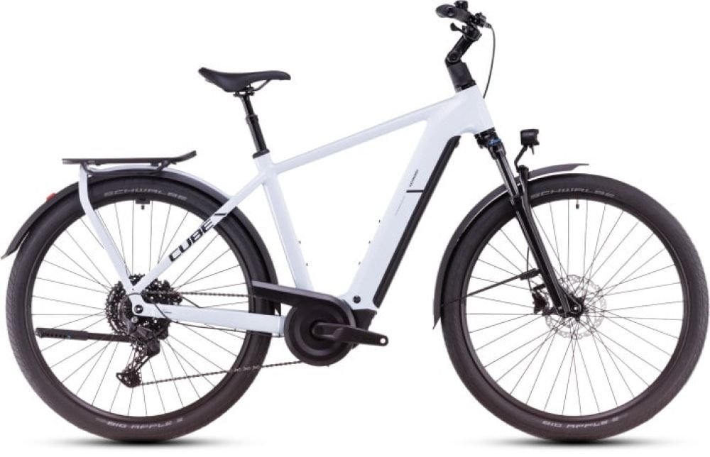 Cube Kathmandu Hybrid ONE 600 polarwhite´n´black 2025 - RH 54 cm