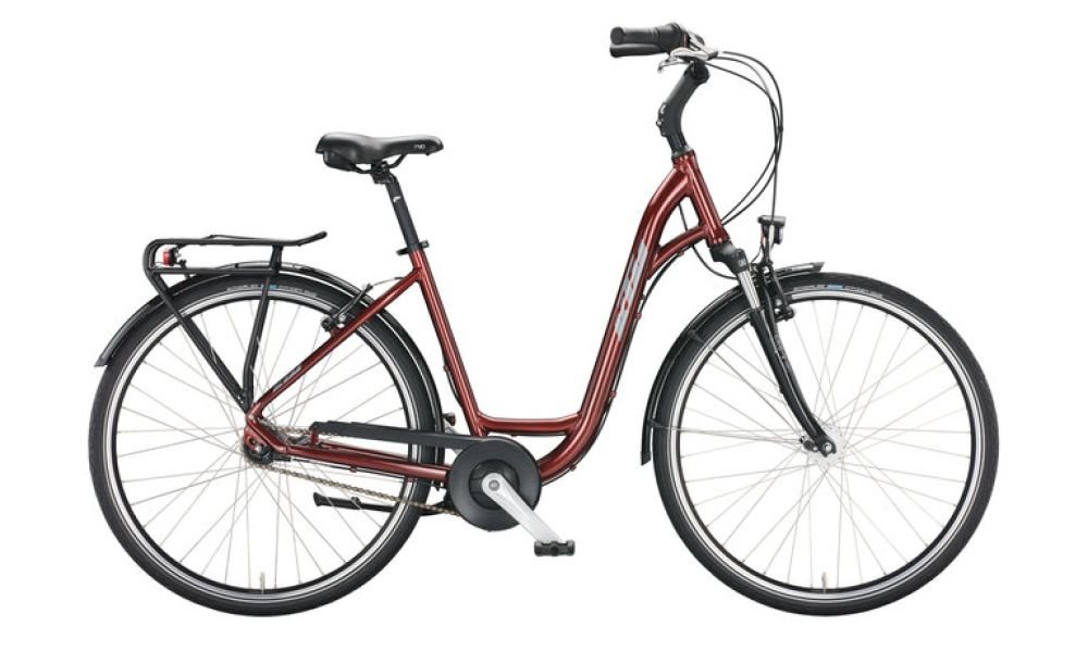 KTM City Line 28 - night-red-dark-silver Rahmengröße: 43 cm