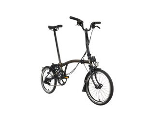 Brompton C Line Explore M6R - gloss-black-lacquer Rahmengröße: Lenker Mid