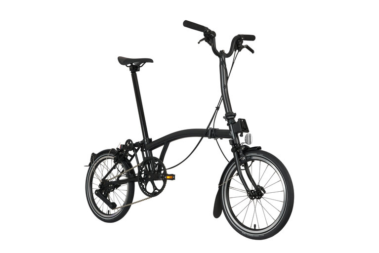 Brompton P Line Urban M4R - midnight-black-metallic Rahmengröße: Lenker Mid