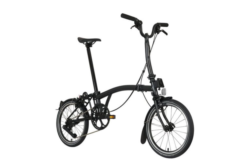 Brompton P Line Urban M4R - midnight-black-metallic Rahmengröße: Lenker Mid