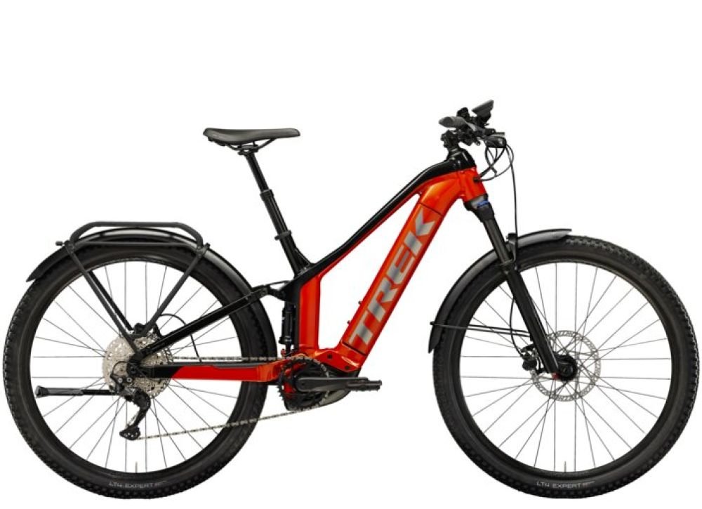 Trek Powerfly FS 4 Equipped Gen 3 - lava-trek-black Rahmengröße: L