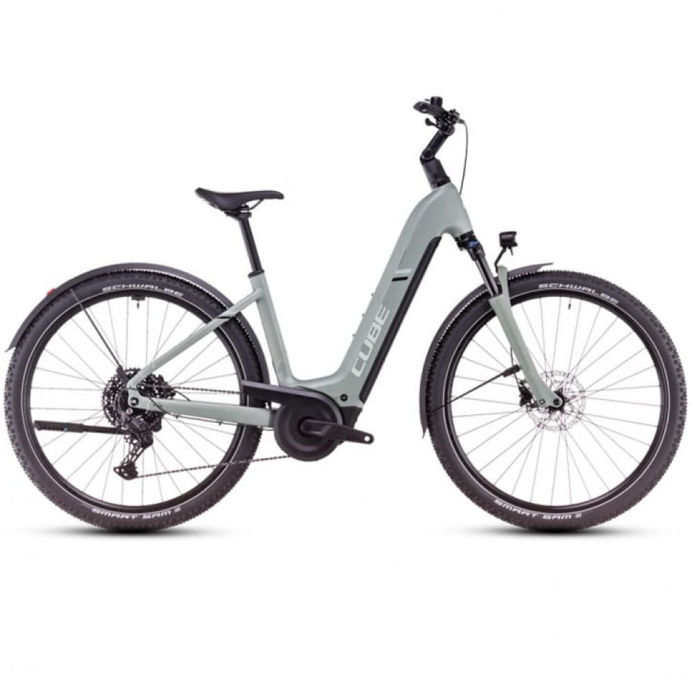 Cube Nuride Hybrid Pro 800 Allroad pistachio´n´stonegrey 2025 Easy Entry - RH 50 cm