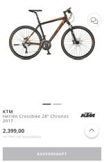 Produktbild 13 von KTM Herren Crossbike 28" Chronos / Größe 5