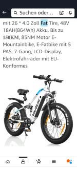 Produktbild 1 von E -MONTAINBIKE