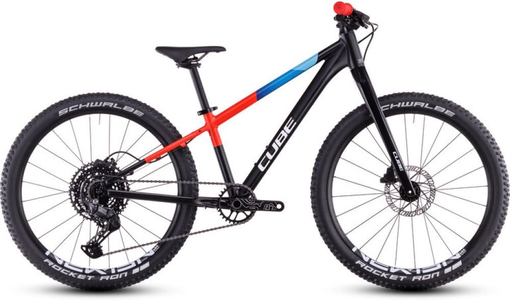 Cube Reaction 240 Pro - black-blue-red Rahmengröße: 24"