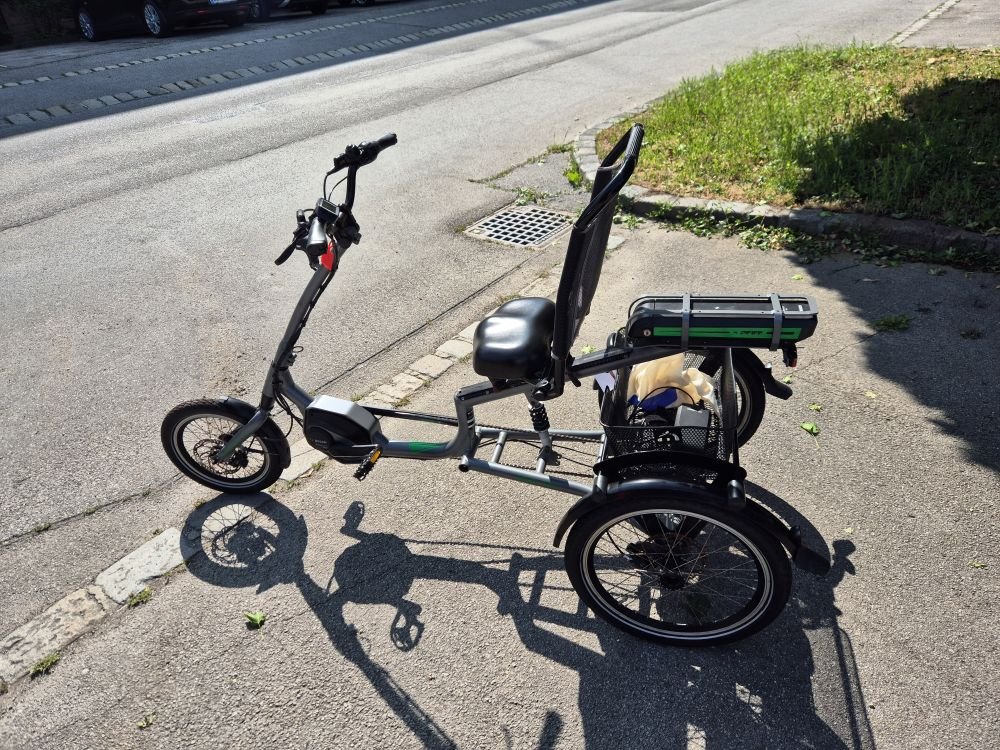 E-Dreirad Pfautec Scoobo fast 90% Akku Kapazität