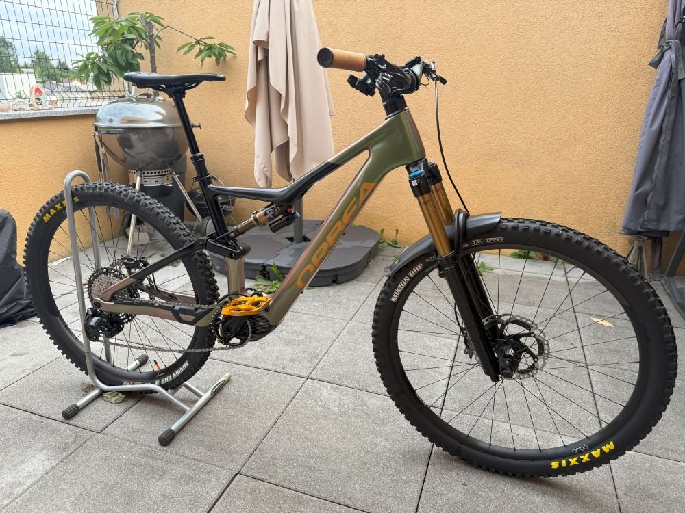 Orbea Rise M-Team - Large, Carbon, Fox Factory, Elektronische DI2 Schaltung