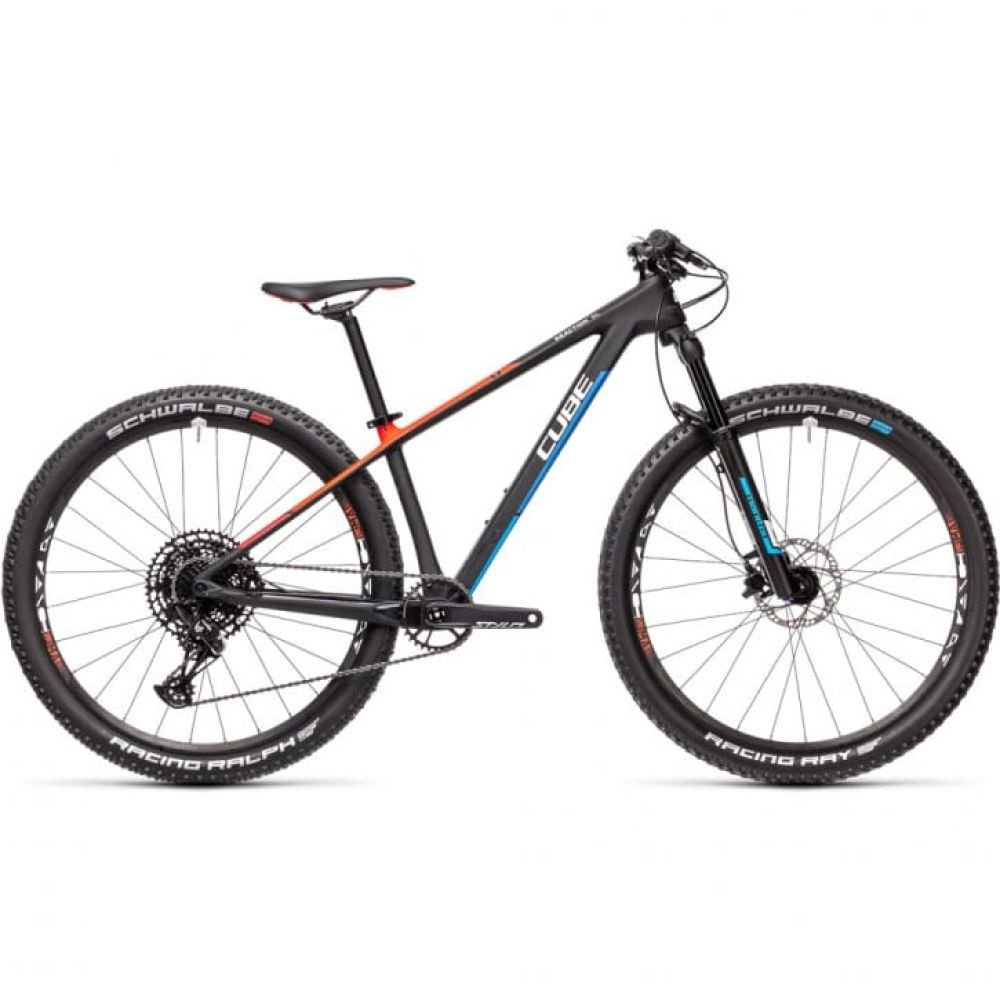 Cube Reaction C:62 Rookie carbon´n´blue´n´red 2021 RH 13,5"