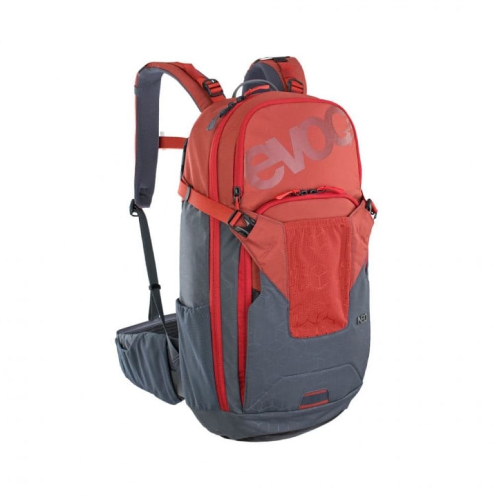 EVOC FR Neo 16L chili red/carbon grey S-M
