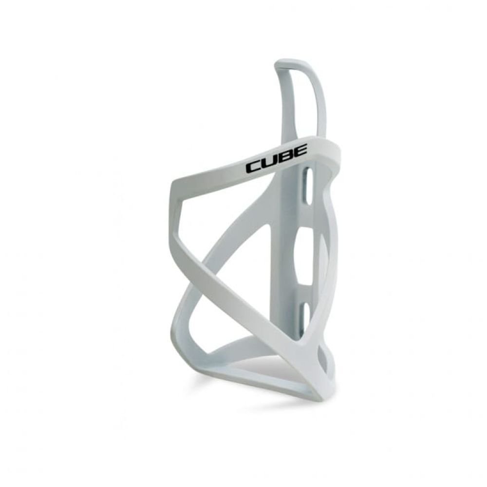 CUBE Flaschenhalter HPP Left-Hand Sidecage matt white´n´glossy black