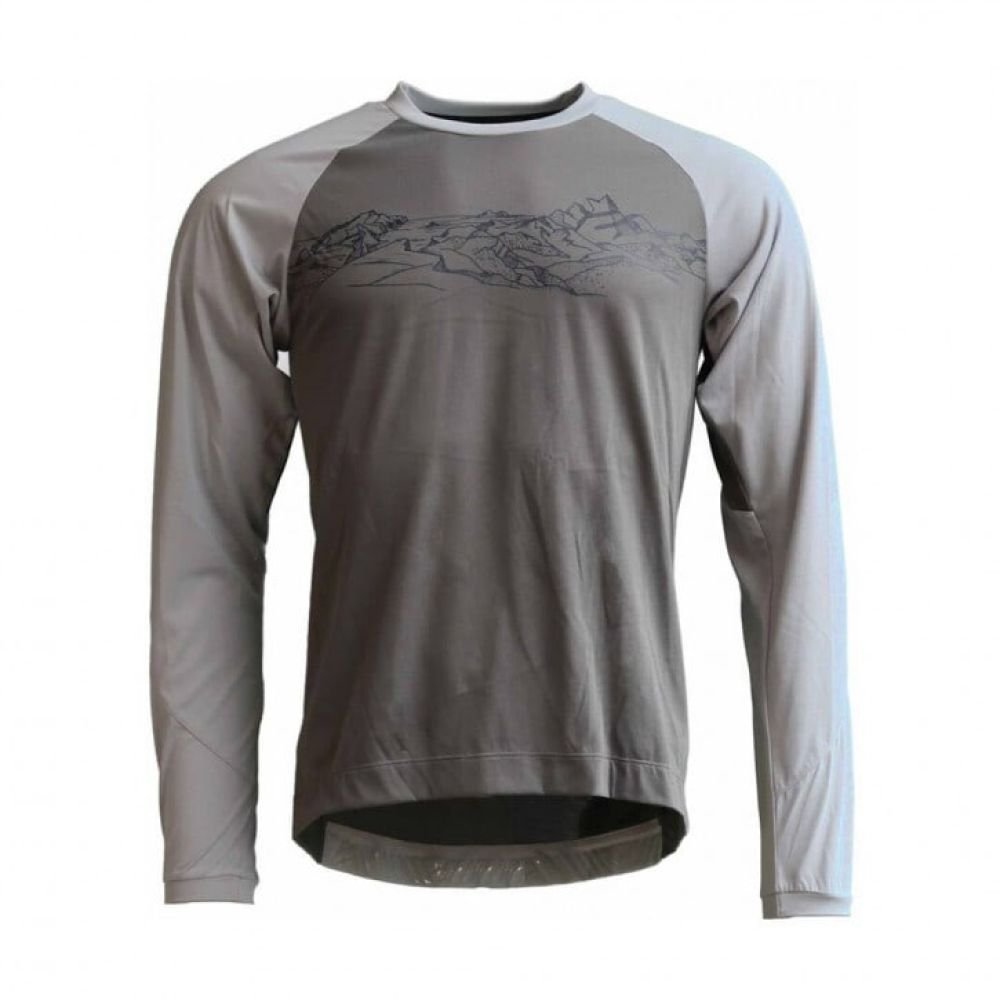 Zimtstern PureFlowz Shirt LS Men Gun Metal / High Rise - S