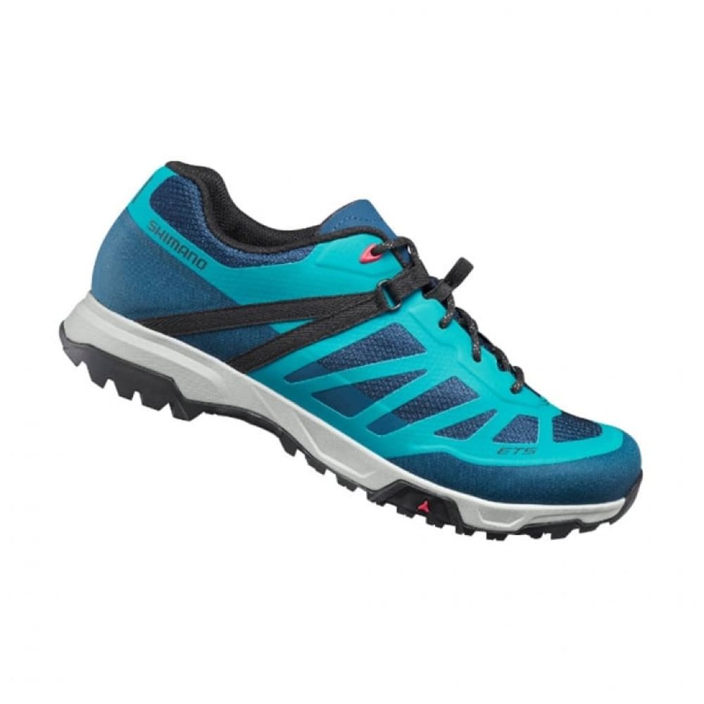 Shimano ET500WB E-Bike Da.Shoe blau - EUR 42