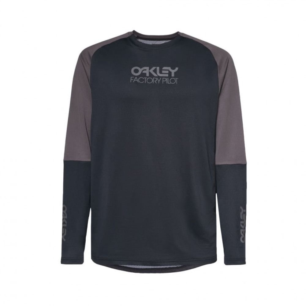 Oakley Factory Pilot MTB LS Jersey II black/forged - L