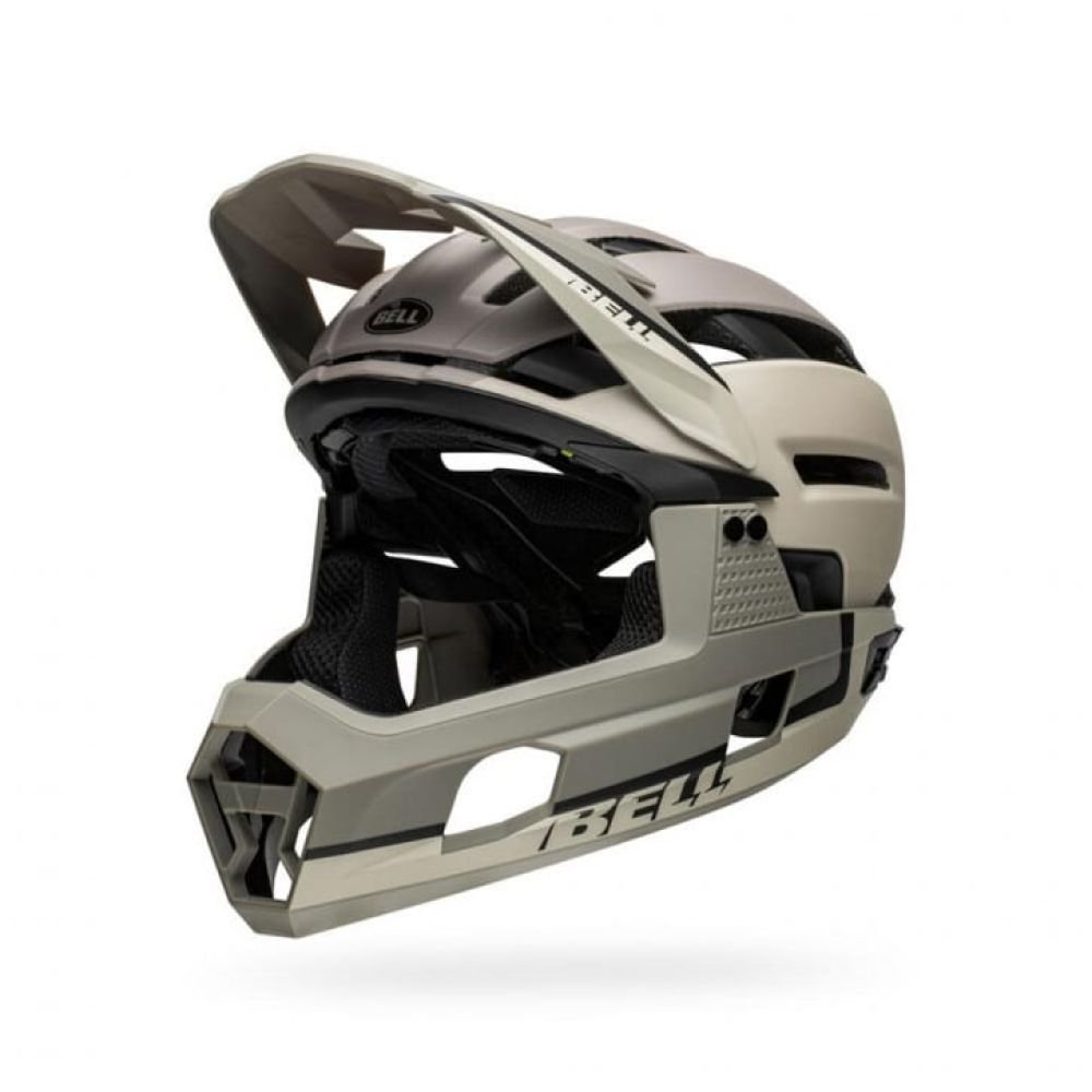 Bell Super Air R Spherical Fahrradhelm matte cement/gray - S
