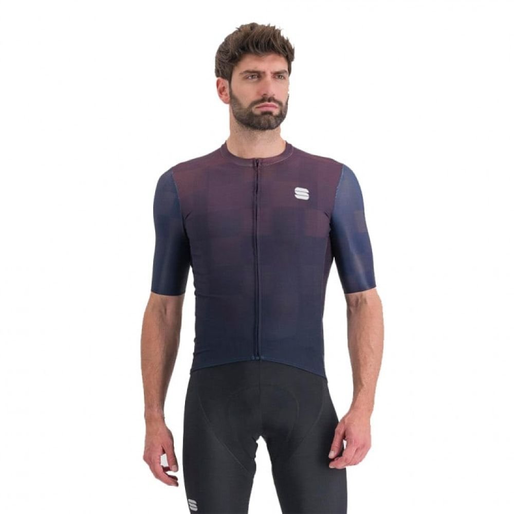 Sportful Rocket Jersey galaxy blue mulled grape - XXXL