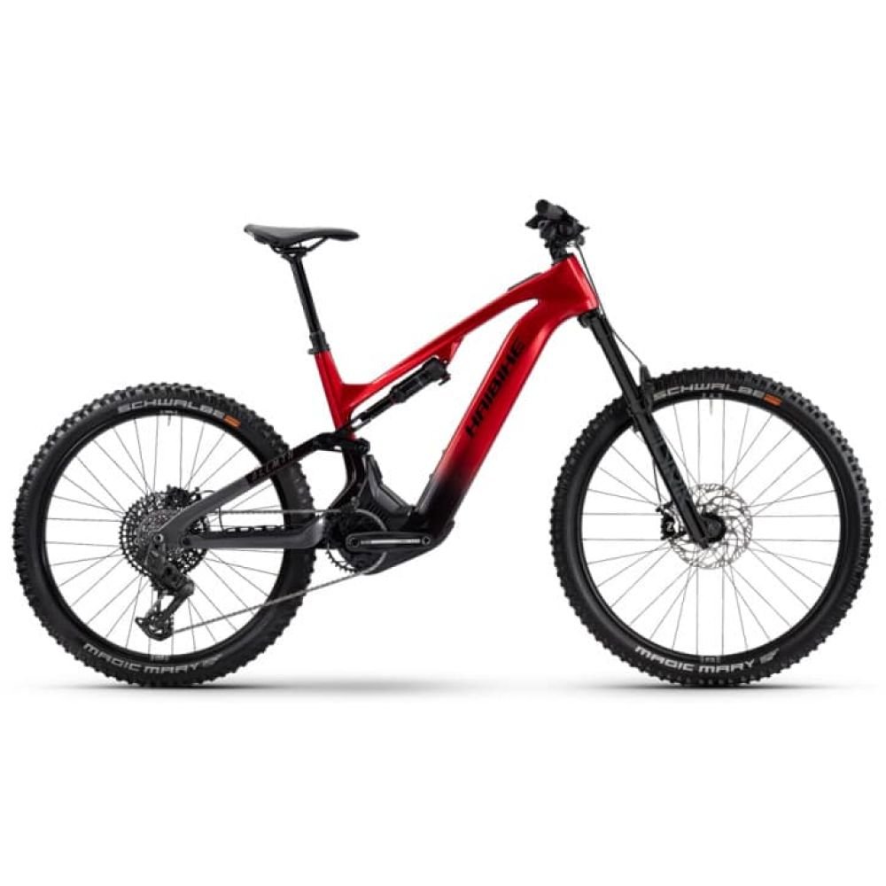 Haibike Allmtn CF 9 red black platinum - RH-L