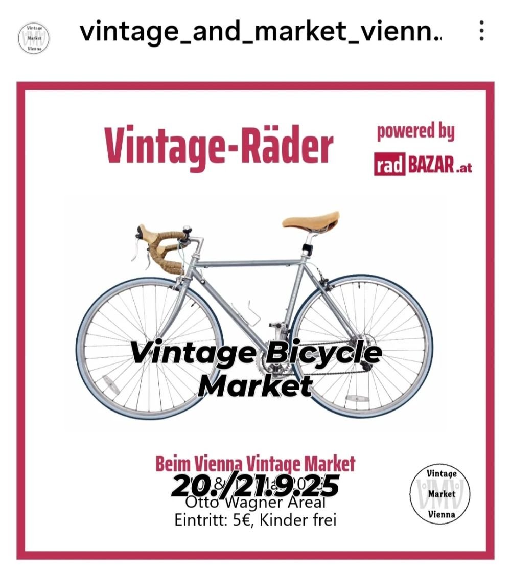 Vintage Bicycle Market Vienna  20./21.9.25 