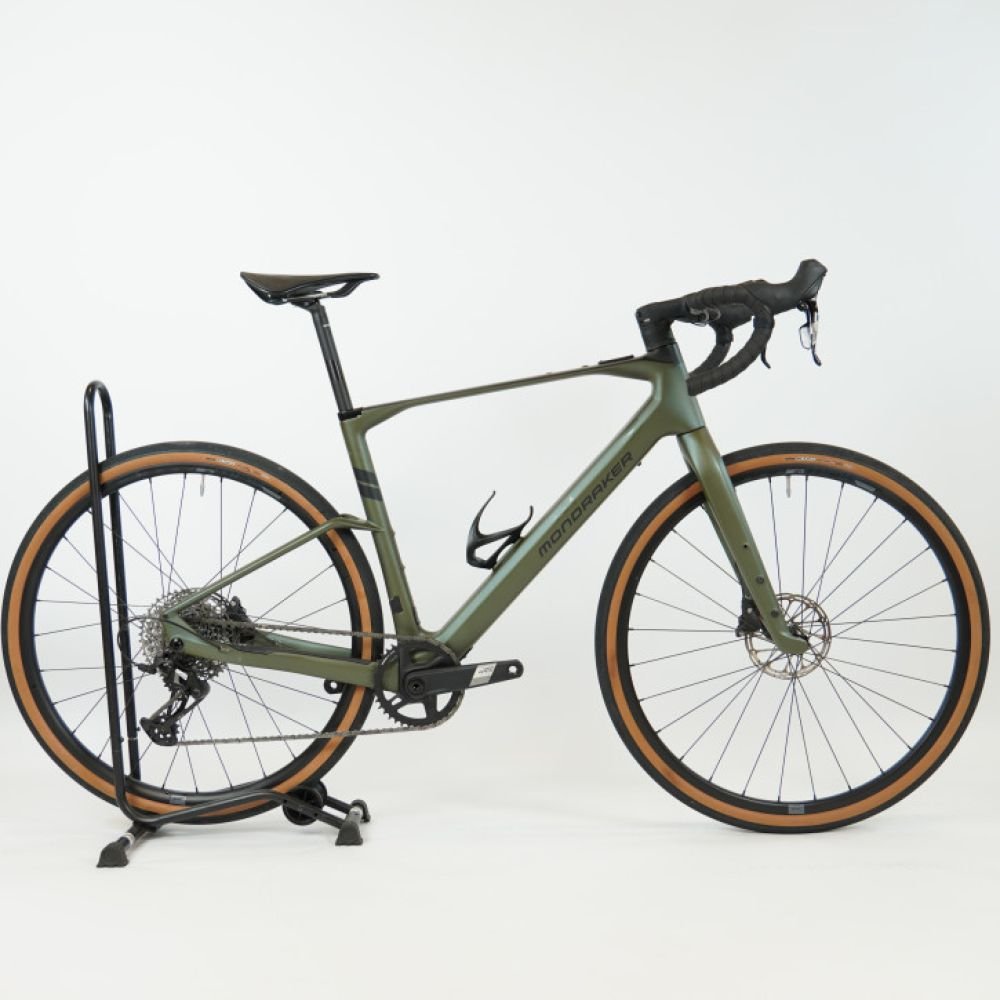 Mondraker Dusty SX R army green 2024 - RH-L Ausstellungsrad