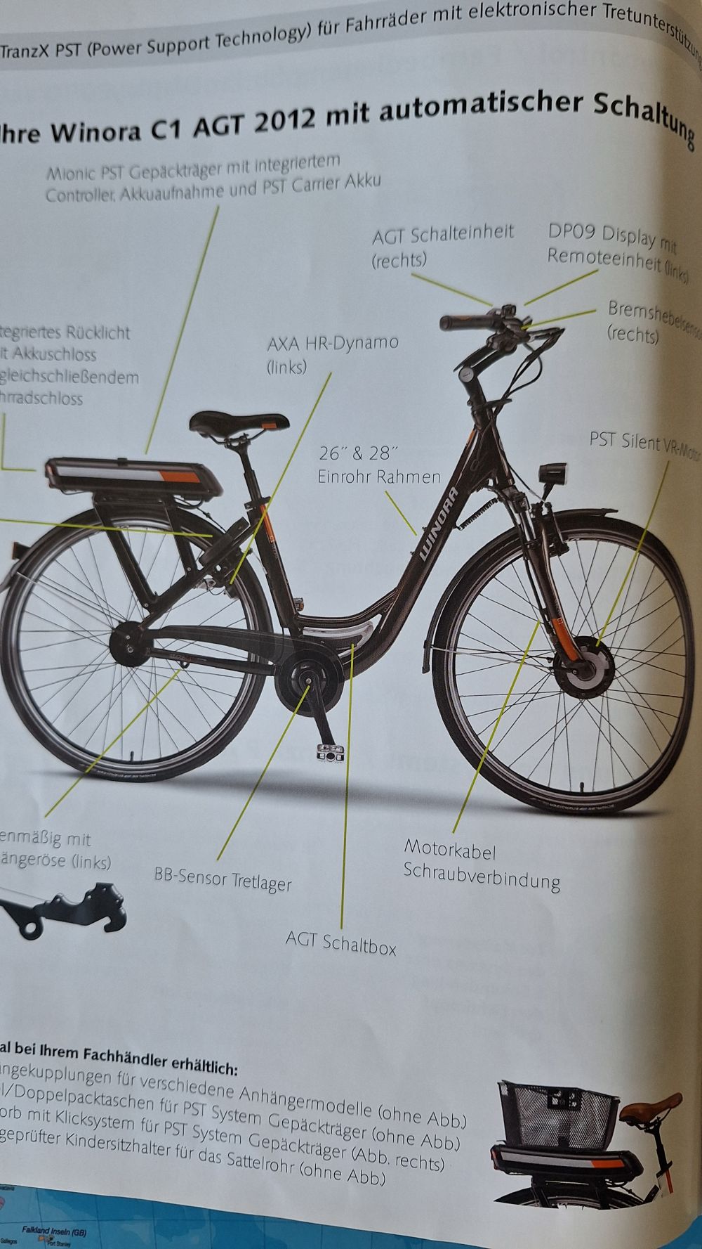 Damen E-Bike Winora  AGT 2015 mit automatischer Schaltung