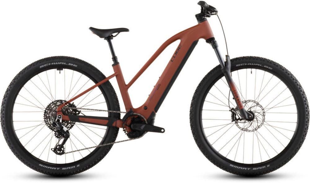 Cube Reaction Hybrid Race 800 - amber-black Rahmengröße: L