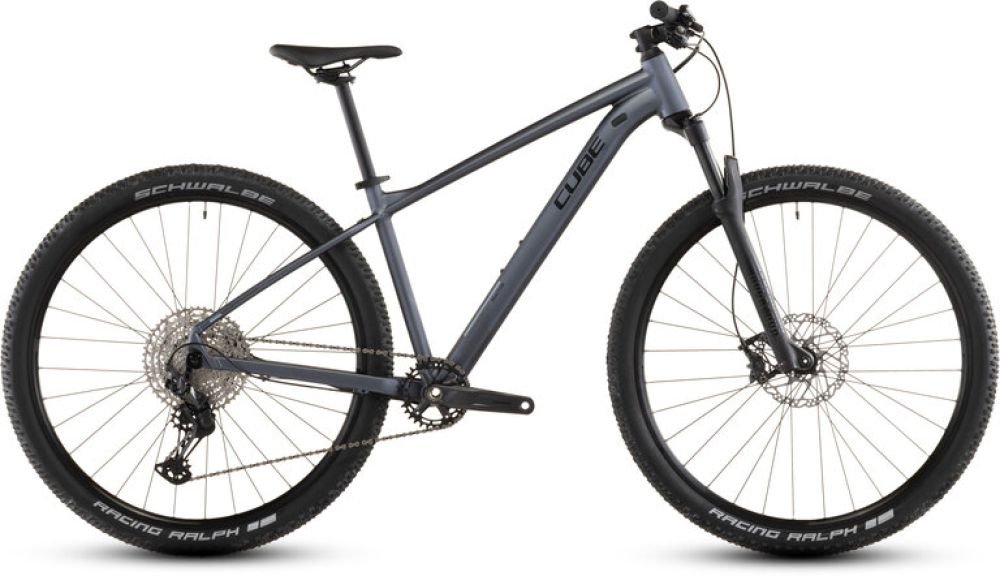 Cube Reaction SLX - metalicgrey-black Rahmengröße: S