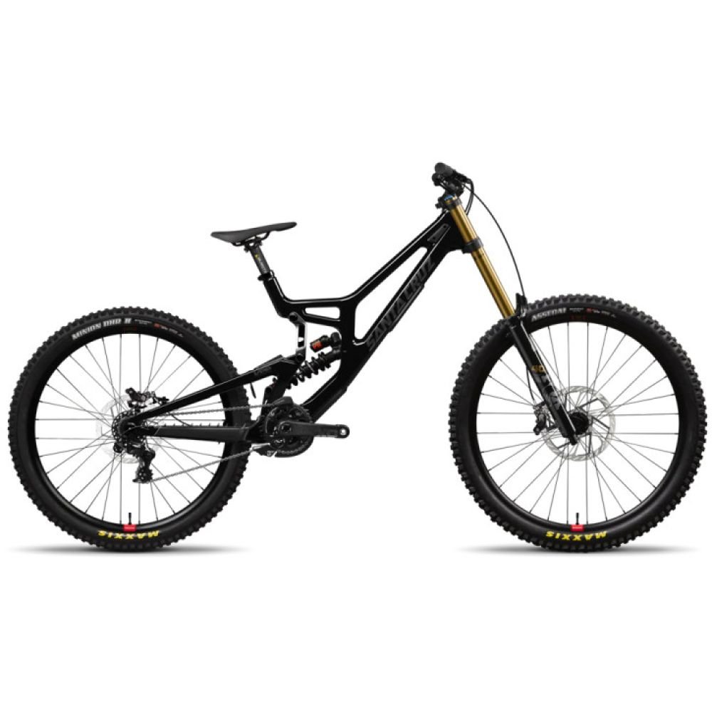 Santa Cruz V10 8 CC 29 DH X01 black sparkle 2024 - RH-XL