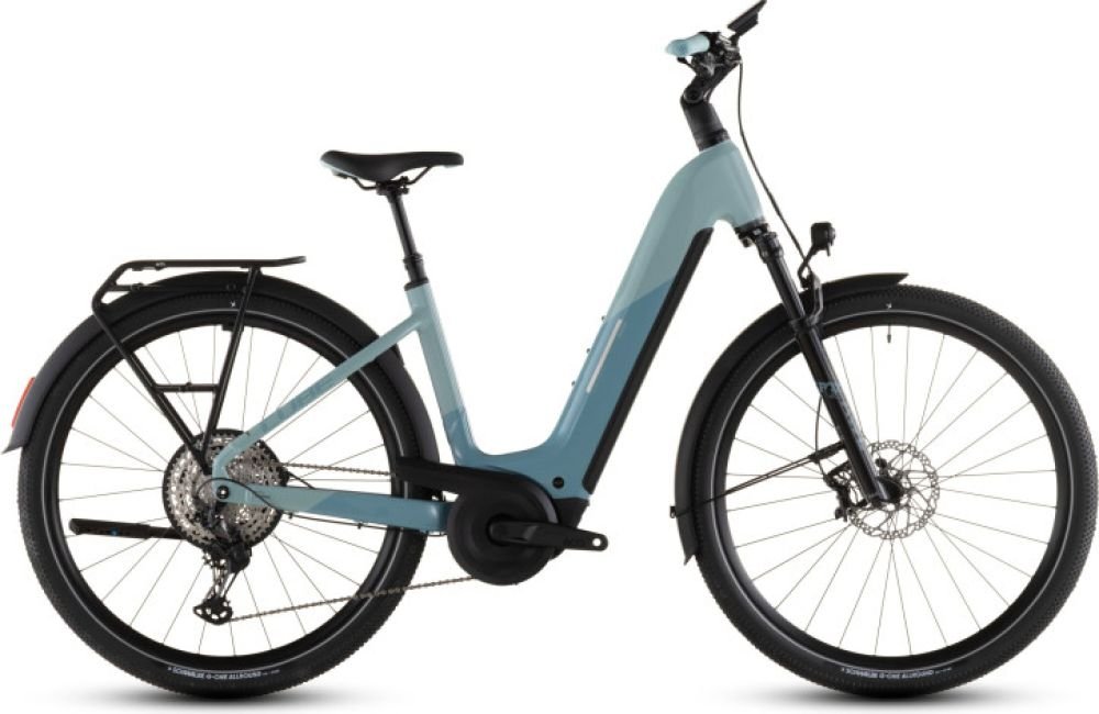 Cube Nuride Hybrid SLX 800 skylight´n´arubablue 2026 Easy Entry - RH 54 cm