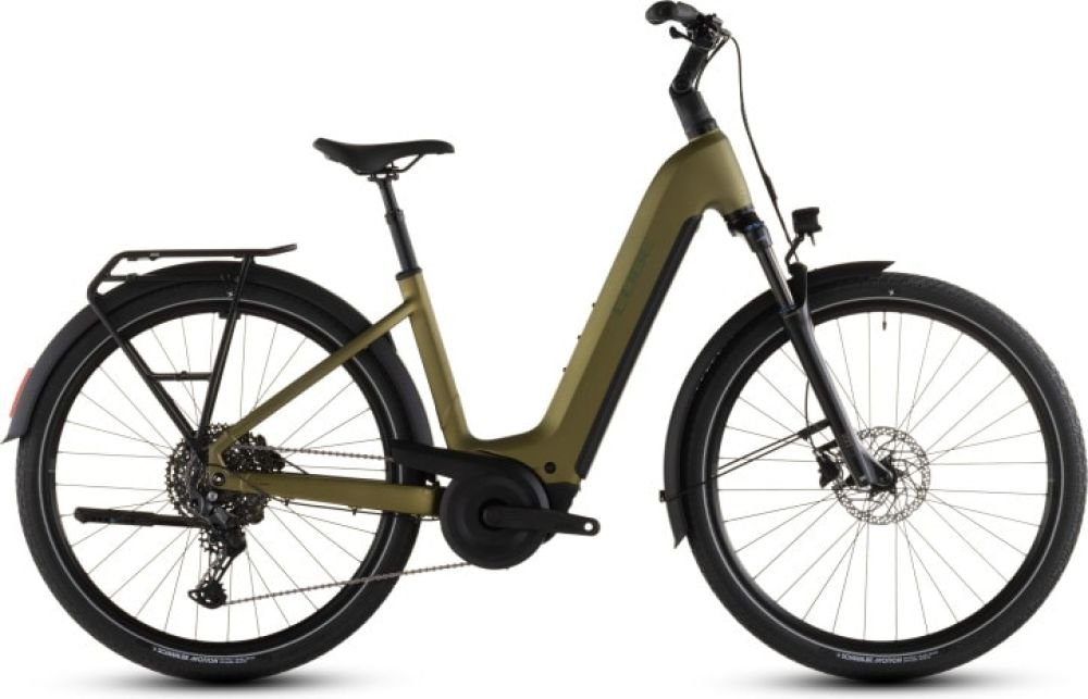Cube Touring Hybrid Pro 800 goldenlime´n´black 2026 Easy Entry - RH 58 cm