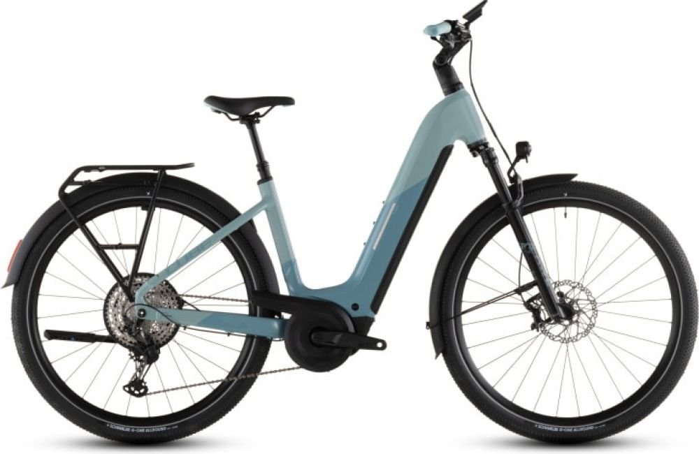 Cube Nuride Hybrid SLX 800 skylight´n´arubablue 2026 Easy Entry - RH 46 cm