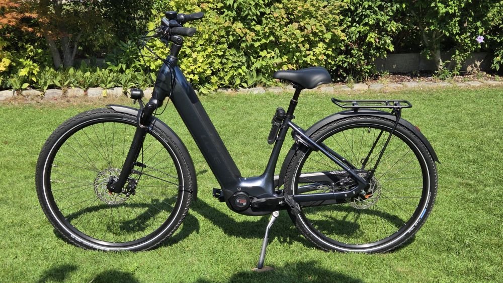 CUBE Supreme Hybrid EX 625 Easy Entry - metallicgrey'n'black - Modell 2022 - Rahmen XS (46cm)