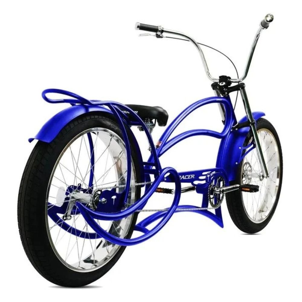 26"x3 Fat Tire Chopper Cruiser Lowrider Stretch Bicycle Front Disc
