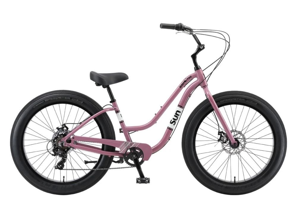 Sun Bicycles Baja Cruz 7 Spd Disc 26" Beach Cruiser Twilight Purple