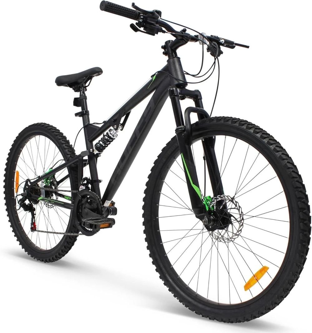 Full Suspension 21-Speed MTB Bike 26” Disc Brakes Off-Road Teen Ride
