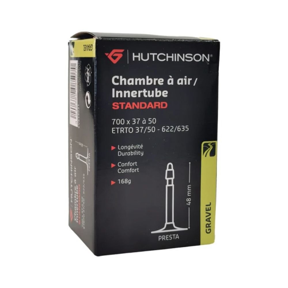 Hutchinson Fahrradschlauch Gravel Presta black 60 mm 35/50 - 622/635