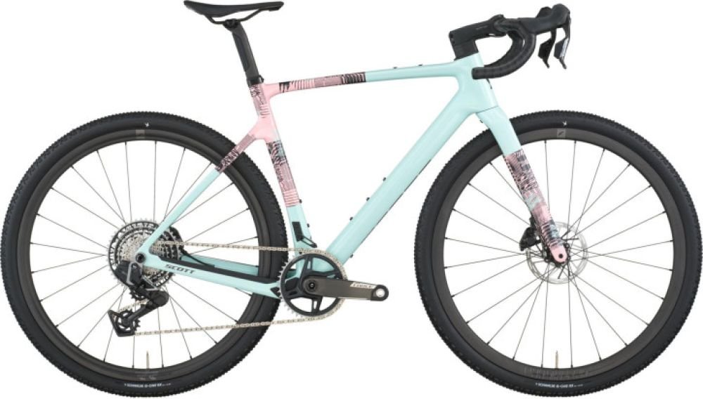 Scott Addict Gravel 10 gelato blue/gelato pink 2026 - RH-L