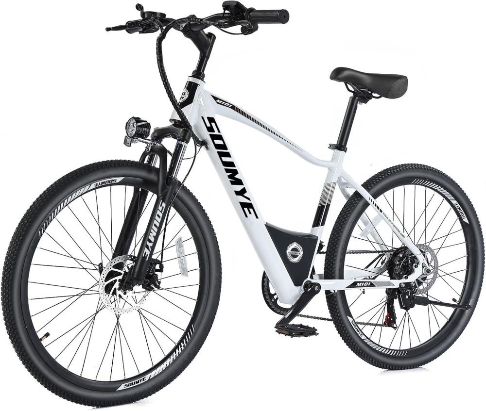 Electric Mountain Bike for Adults 26" Step-Thru/Over Commuting Ebike for Men Women with Peak Power 540w