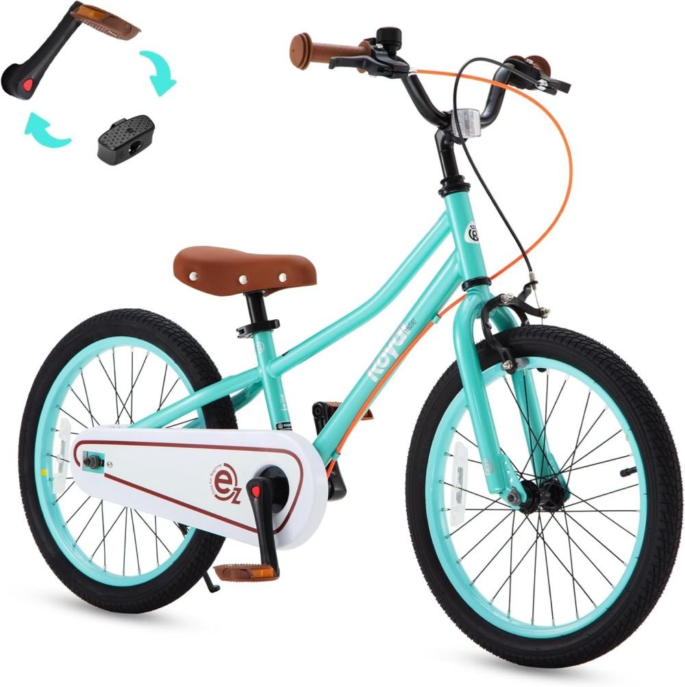 RoyalBaby Kids Bike, Terra EZ Balance to Pedal Convertable Bicycle